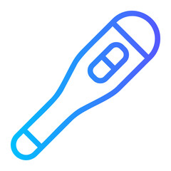 Thermometer gradient icon