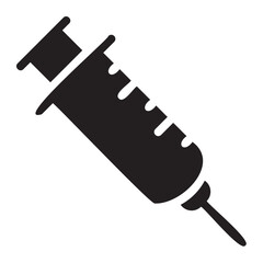 Syringe glyph icon