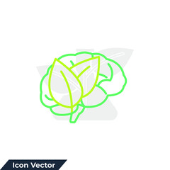 Think Green icon logo vector illustration. nature and ecology symbol template for graphic and web design collection