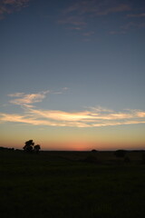 Obraz na płótnie Canvas Cloudscape Over a Sunset