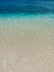 Fototapeta na wymiar gradient colors of sand and seashore