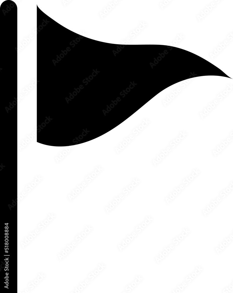 Poster vector image of flag icon. on white background..eps
