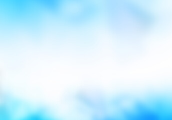 Blue gradient blurred bokeh abstract background.