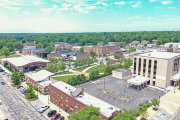 Fototapeta premium Scenic aerial view