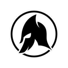 Spartan helmet logo images illustration