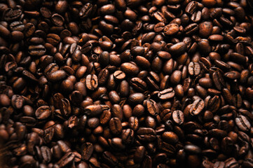 coffee beans close up
