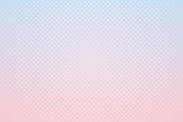 Pink blue pop art background with halftone dots in retro comic style. Vector illustration.