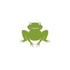 Frog Logo Template vector illustration