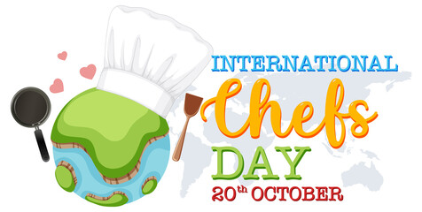 International Chef Day Poster Design