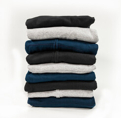 pile of hoodies