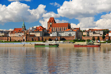 Obraz premium View of the old town country Toruń 