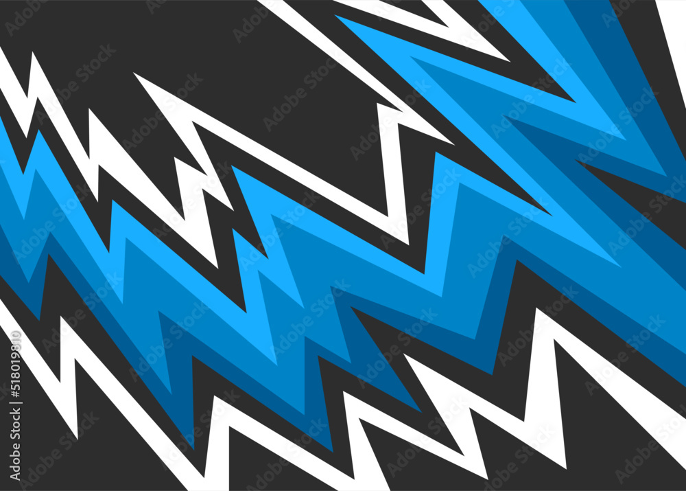 Poster abstract background with gradient jagged zigzag pattern