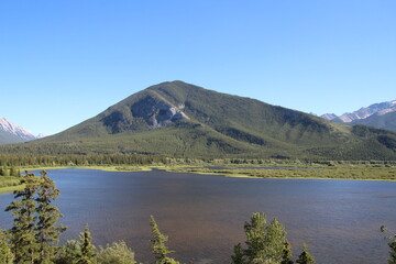 Mountain By The Vermilion Lakes, Banff National Park, Alberta