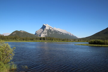 July On Vermilion Lakes, Banff National Park, Alberta