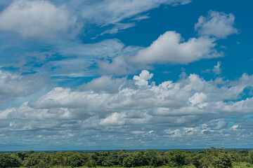 Fototapeta na wymiar cielo hermoso en los llanos colombianos