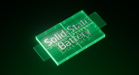 Solid-State Battery EV Electric Vehicle Energy Technology	
