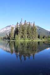 Reflection In The River, Banff National Park, Alberta
