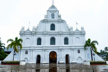 Fototapeta na wymiar church of the holy sepulchre in kochi, kerala