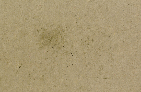 High quality uncoated, recycled pulp gray paperboard with dirt, stains and spots thick grain fiber, copyspace for text for high resolution wallpapers or mockups