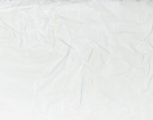 off white crumpled paper texture background
