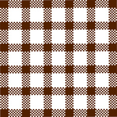 seamless pattern with brown seamless geometric pattern Abstract Vector Seamless brown plaid Checkered Squares Pattern grid