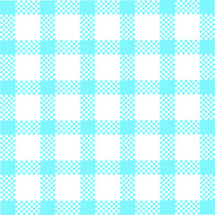 Abstract Vector Seamless blue plaid Checkered Squares Pattern