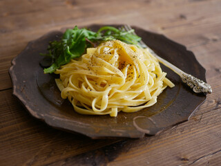 オリーブオイルと塩だけのパスタ