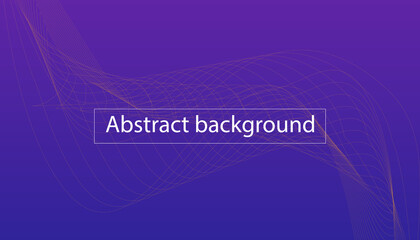 Obraz premium Dark abstract background waves gradient blue purple lines web vector waves banner digital wallpaper