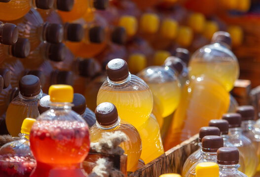 Mead In Plastic Bottles. Alcohol