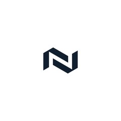 logo symbol n abstract