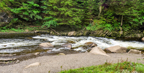 Die Oker im Harzer-Okertal