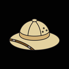 pith helmet, safari hat, safari helmet, salacot, sola topee, sun helmet, topee, topi, lightweight cloth-covered helmet