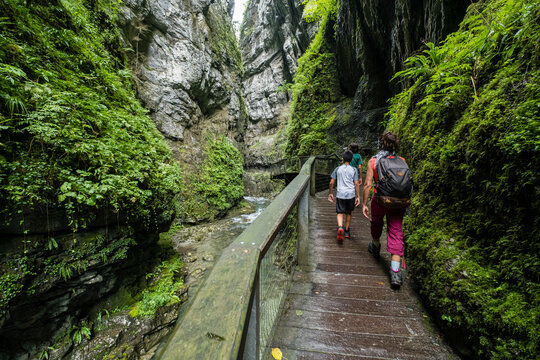 Garganta de Kakueta, Sainte-Engr&acirc;ce, regi&oacute;n de Aquitania, departamento de Pirineos Atl&aacute;nticos, Francia