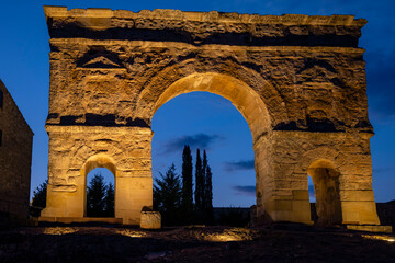 arco de triunfo romano, siglo I a. C., Medinaceli, Soria,  comunidad aut&oacute;noma de Castilla y Le&oacute;n, Spain, Europe