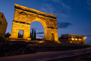 arco de triunfo romano, siglo I a. C., Medinaceli, Soria,  comunidad aut&oacute;noma de Castilla y Le&oacute;n, Spain, Europe