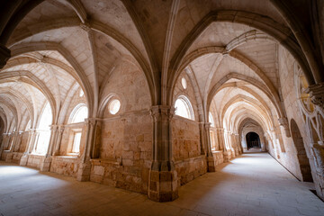 monasterio de Santa María la Real de Huerta,  construido entre los siglos XII y XVI,  Santa María de Huerta, Soria,  comunidad autónoma de Castilla y León, Spain, Europe