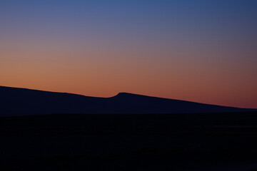 Obraz premium sunset over the mountains