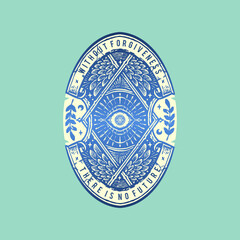 The vision of the future badge symbol