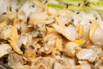 clam Salad on a Plate