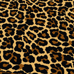 Fototapeta na wymiar Leopard, cheetah and jaguar print seamless pattern. Animal skin print seamless pattern design.