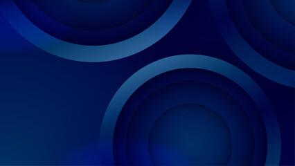 Dark blue abstract background. Vector illustration for presentation design. Can be used for business, corporate, institution, party, festive, seminar, talk, flyer, texture, wallpaper, and pattern.