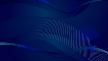 Dark blue abstract background. Vector illustration for presentation design. Can be used for business, corporate, institution, party, festive, seminar, talk, flyer, texture, wallpaper, and pattern.