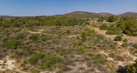 balsas de estabilizacion y recuperacion de zonas humedas de Magaluf, Calvia, Mallorca, Balearic Islands, Spain