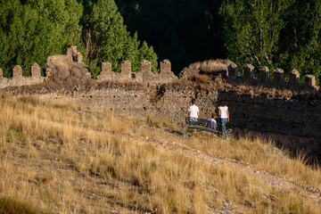 cerca vieja, siglos X-XII, castillo del siglo XV, Berlanga de Duero, Soria,  comunidad autónoma de...