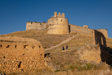 castillo del siglo XV, Berlanga de Duero, Soria,  comunidad autónoma de Castilla y León, Spain,...