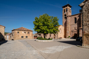 Fototapeta na wymiar iglesia de San Pedro, gótica , Retortillo de Soria, Soria, comunidad autónoma de Castilla y León, Spain, Europe