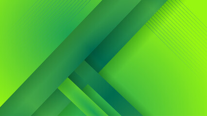 Green abstract background. Vector illustration for presentation design. Can be used for business, corporate, institution, party, festive, seminar, talk, flyer, texture, wallpaper, and pattern.