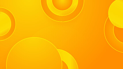 Orange and yellow abstract background. Vector illustration for presentation design. Can be used for business, corporate, institution, party, festive, seminar, flyer, texture, wallpaper, and pattern.