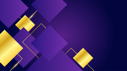 Luxury purple gold abstract background. Vector illustration for presentation design. Can be used for business, corporate, institution, party, festive, seminar, flyer, texture, wallpaper, and pattern.