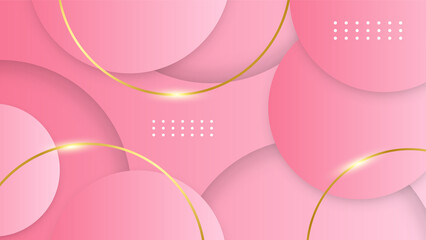 Luxury pink gold abstract background. Vector illustration for presentation design. Can be used for business, corporate, institution, party, festive, seminar, flyer, texture, wallpaper, and pattern.